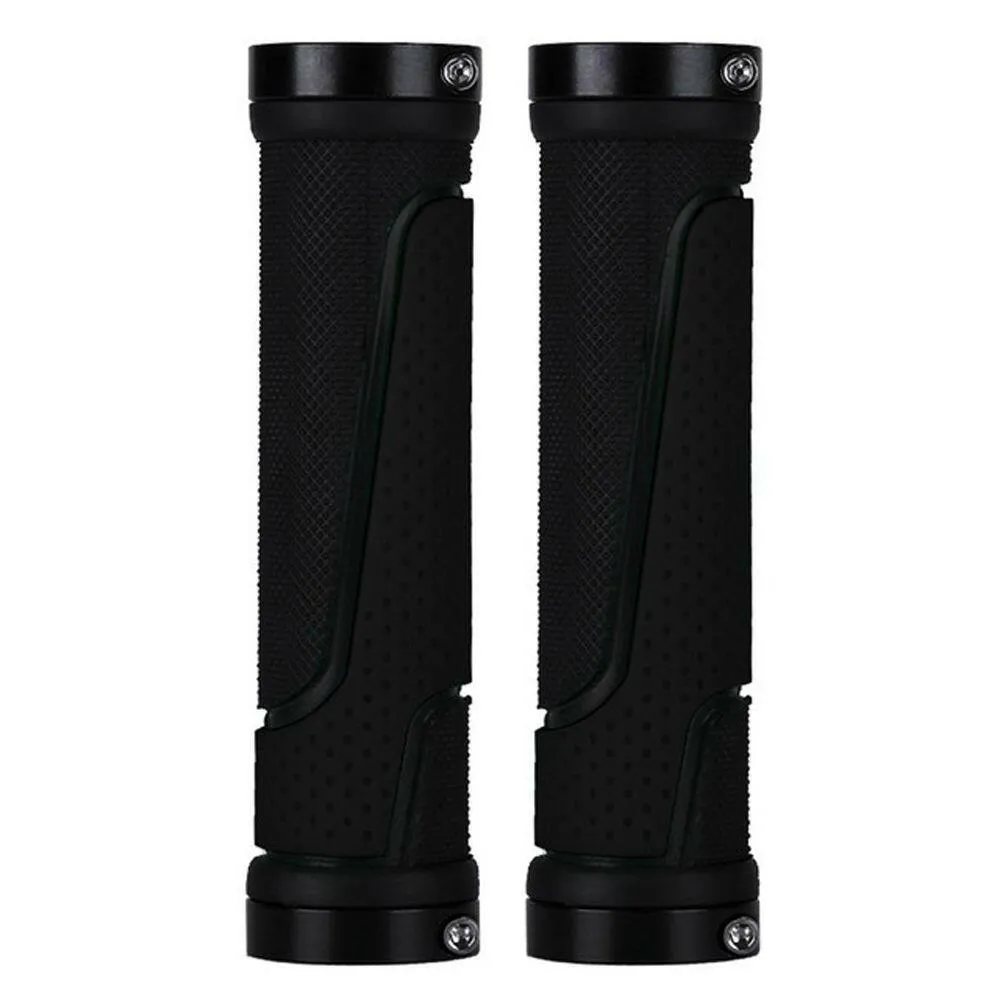 1 Pair Mtb Grips Bicycle Handlebar Grip Mountain Folding Lock-On Non-slip Rubber Handlebar Bike Spare Parts Bicycle Accessories