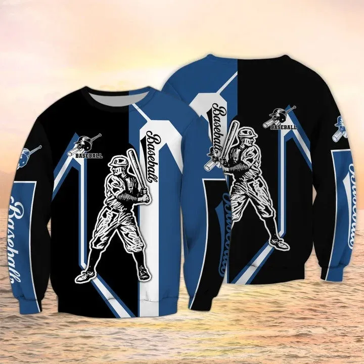 Baseball T Shirt Men Women, 3D All Over Print Baseball Hoodie Hawaiian Shirt, Baseball Player Uniform