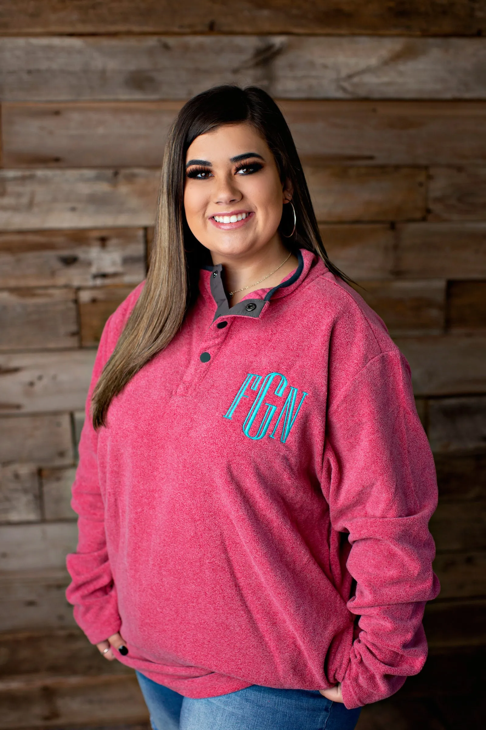 Bayview Quarter Button Monogrammed sweatshirt - 2020