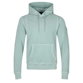 Belstaff Gauge Hoodie Sweat Top in Steel Green