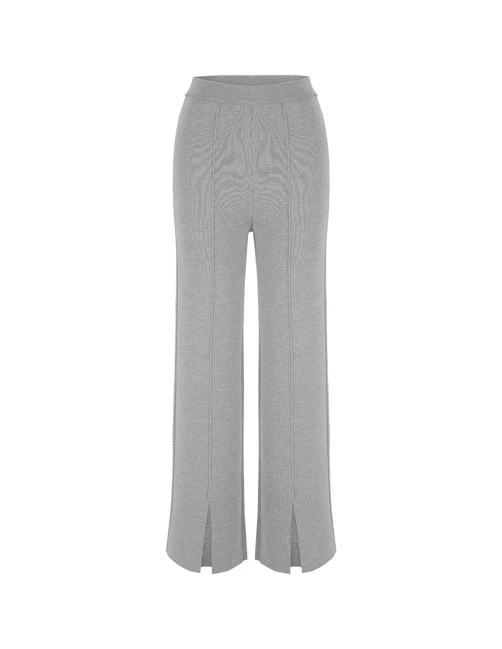 BORA AKSU Wool Wide-Leg Straight Pants