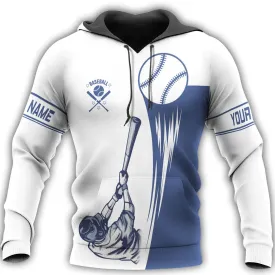 Custom 3D Baseball Shirt Men Women, Hoodie For Baseball Player, Baseball Gift For Dad