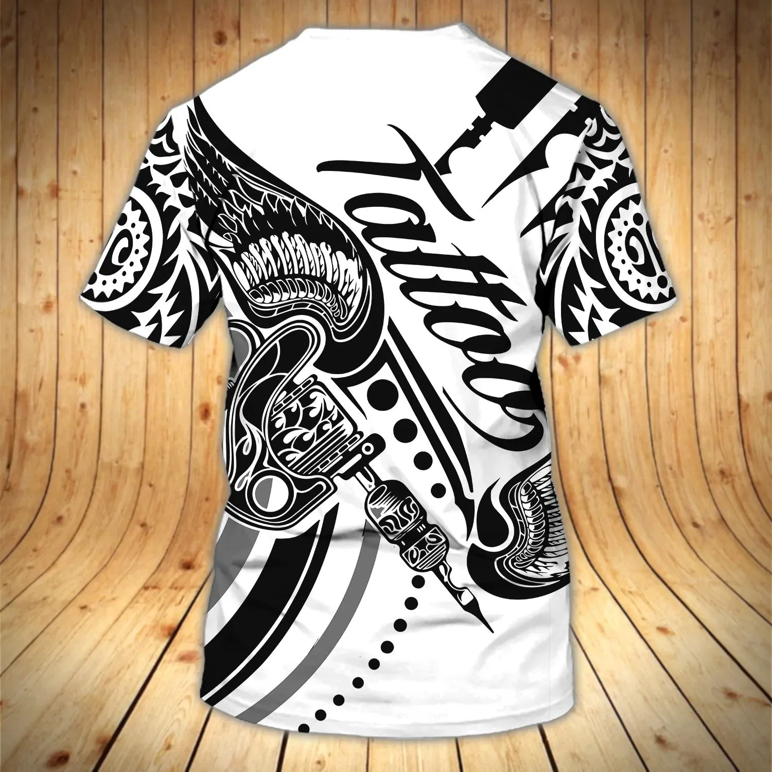 Customized 3D Tattoo Shirt Men Women Tattoo Artist Uniform Tattoo Lover Gifts