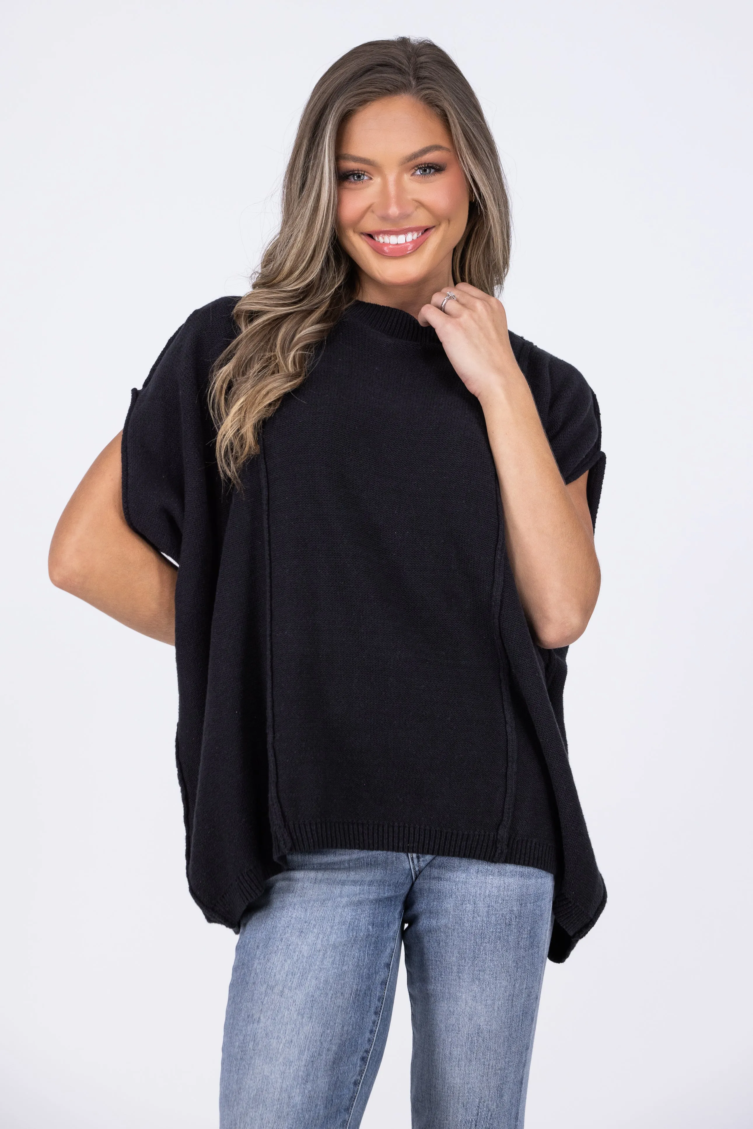 Don't Rain on my Parade Poncho Sweater