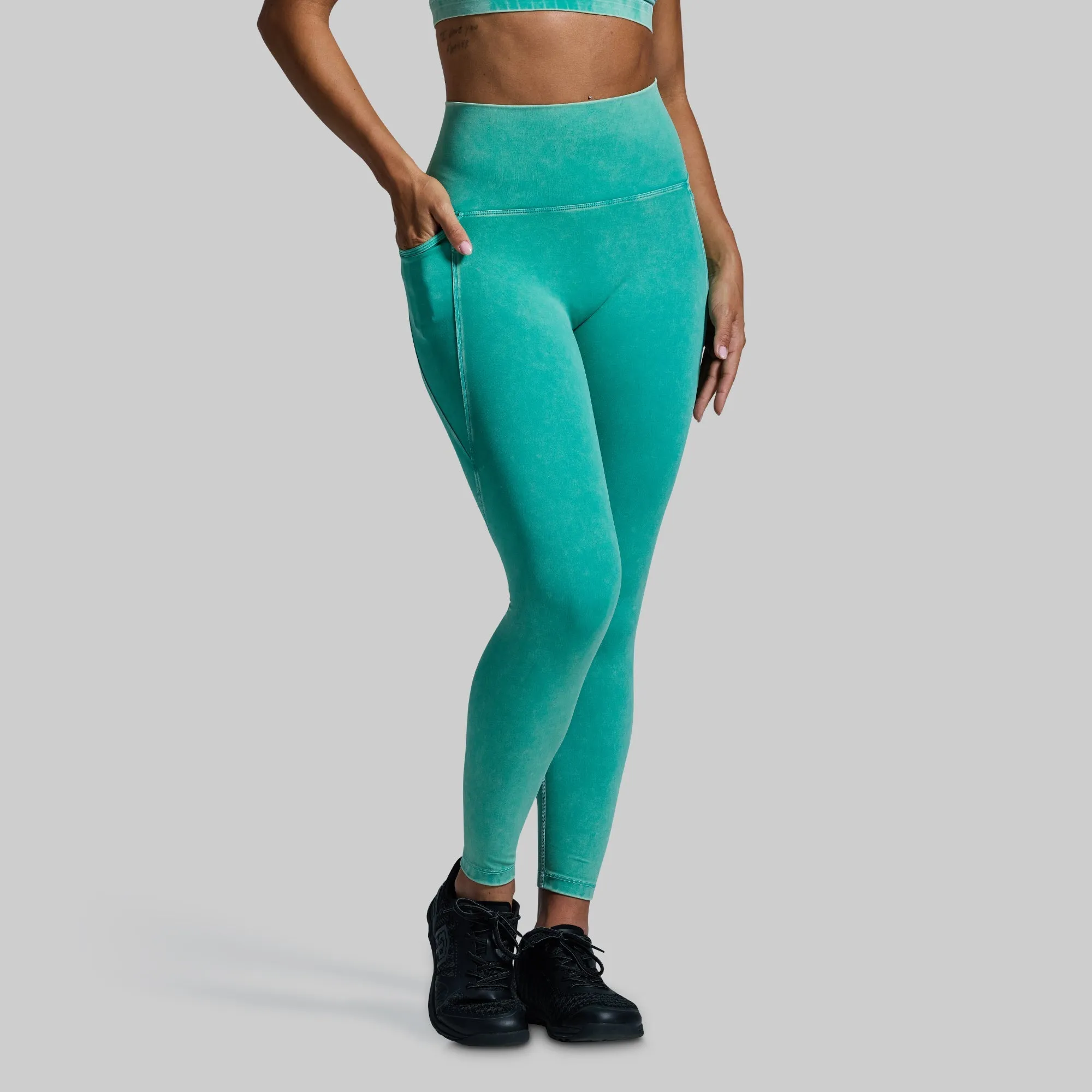 Eccentric Legging (Washed Jade)