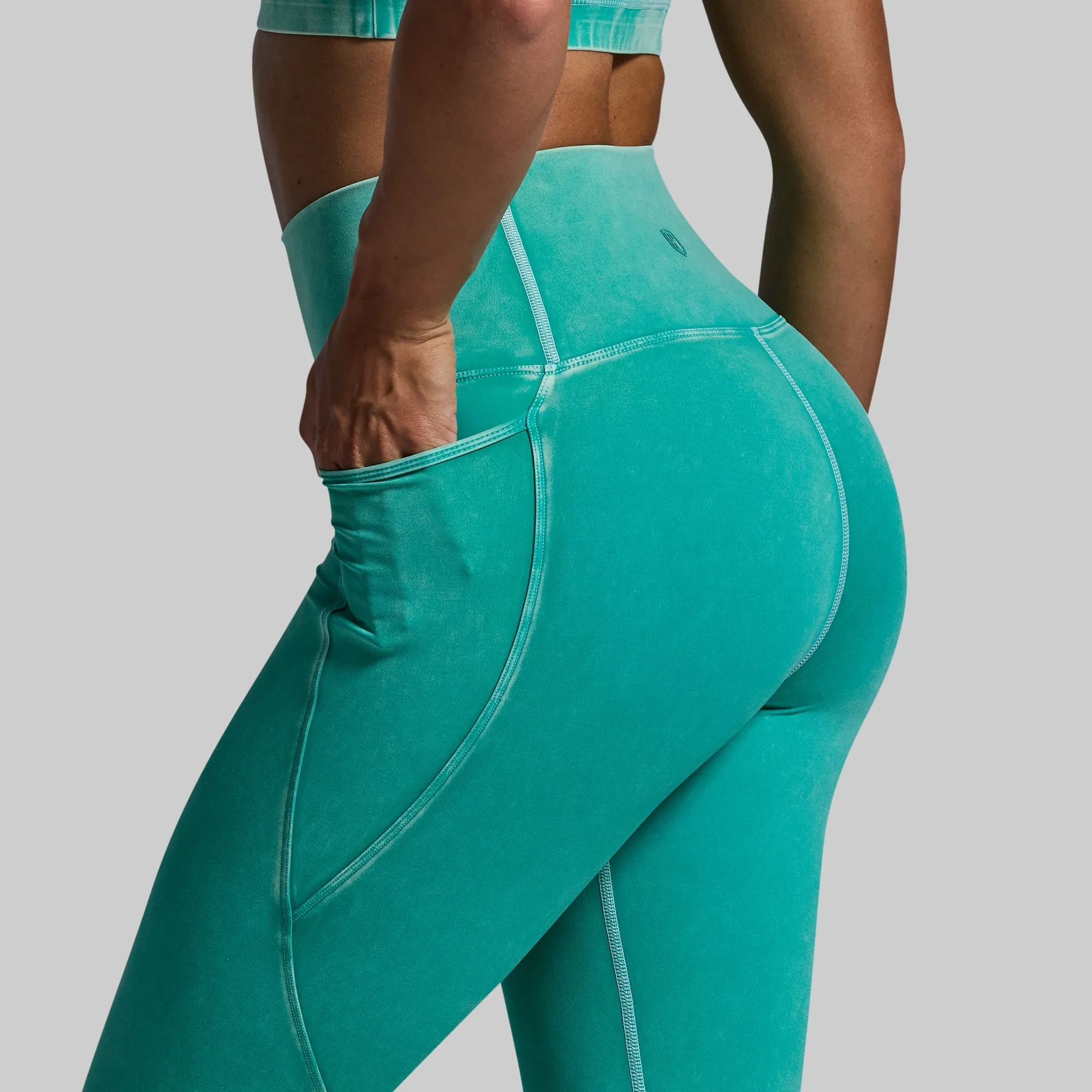 Eccentric Legging (Washed Jade)