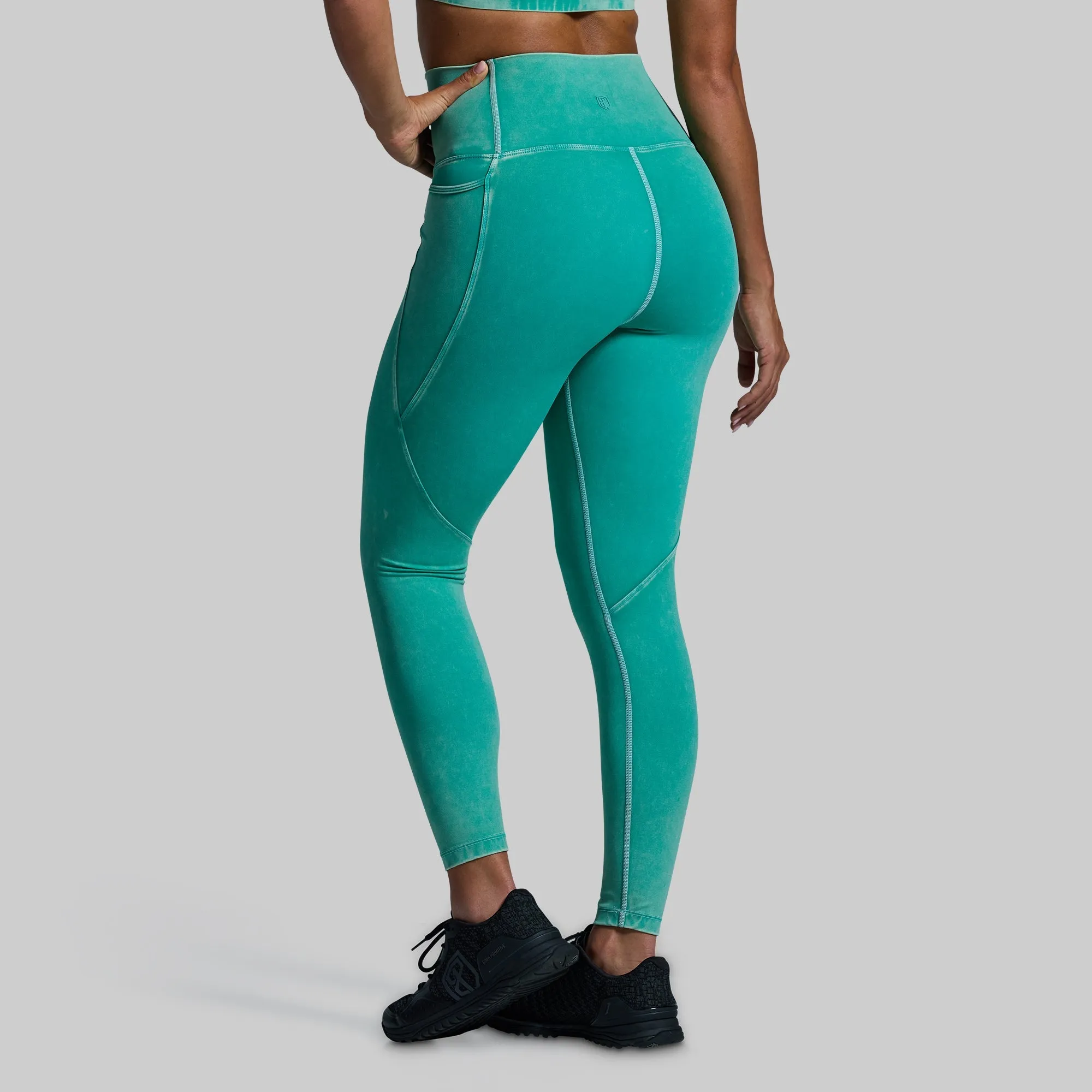 Eccentric Legging (Washed Jade)