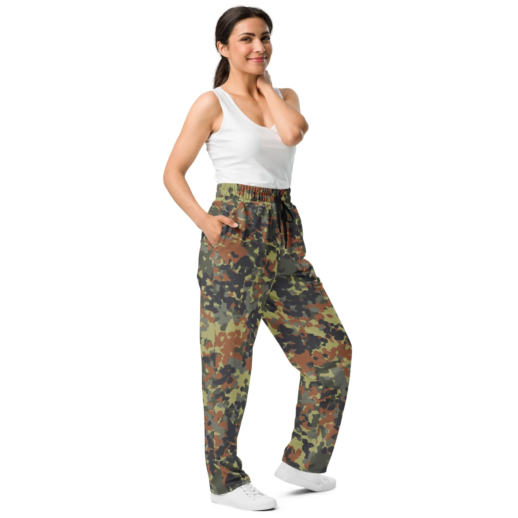 Flecktarn Recon Camo Wide-leg Joggers