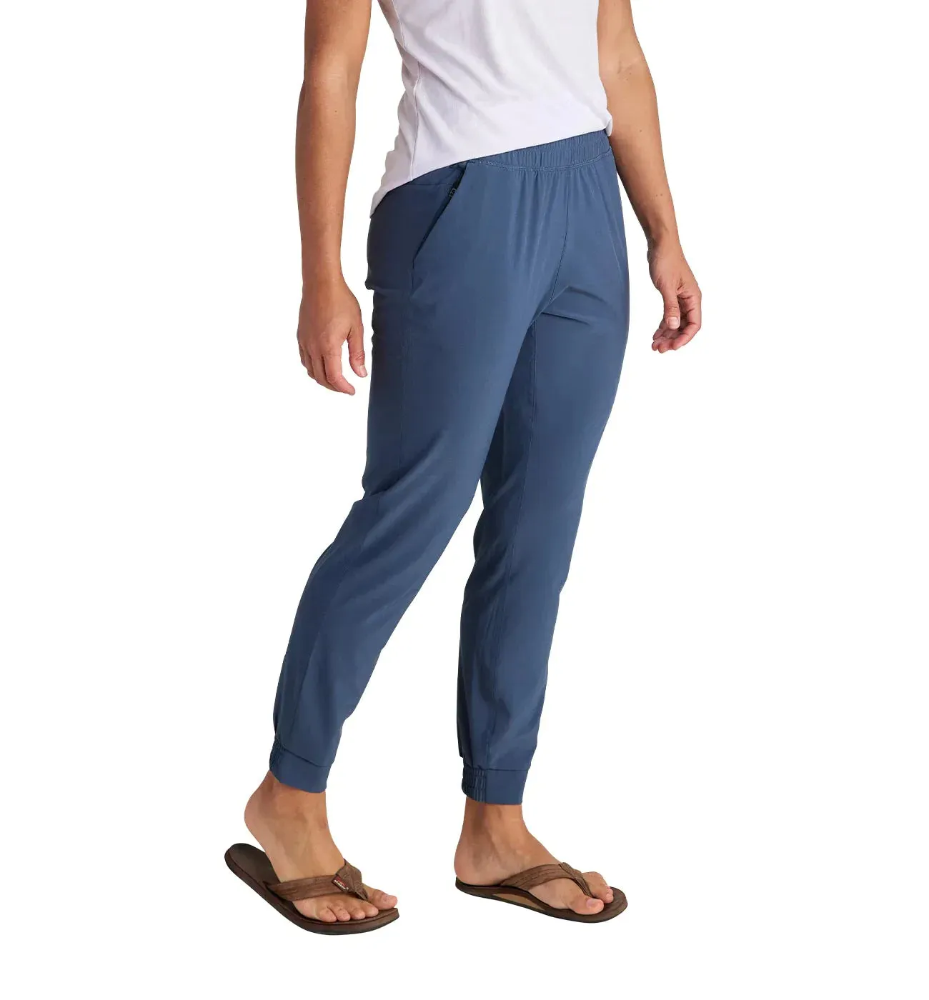 Free Fly Women's Breeze Pull-On Jogger in Blue Dusk II