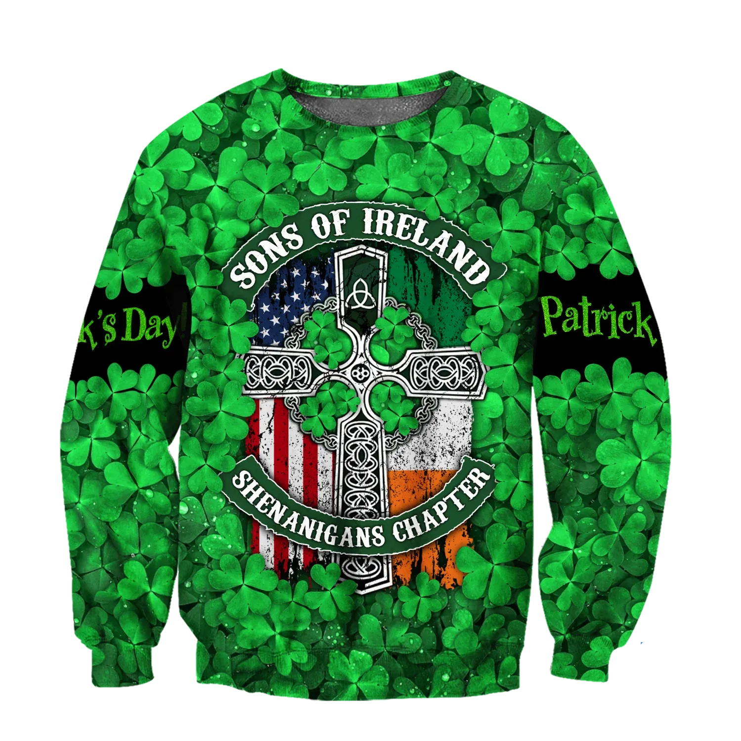 Happy St Patrick's Day Irish Shirt, Son Of Ireland Shenanigans Chapter, Hoodie T-Shirt Sweatshirt for Men and Women