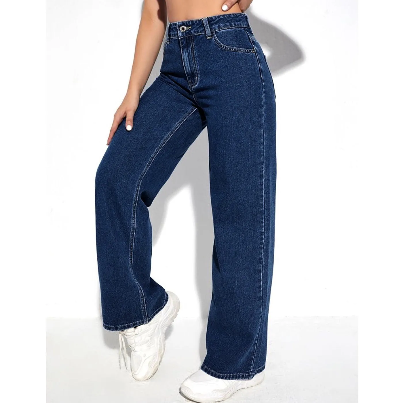 High Rise Slouchy Wide Leg Jeans