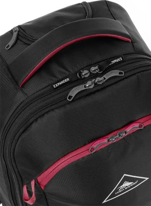 HIGH SIERRA COMPOSITE V4 76CM WHEELED DUFFLE BACKPACK STRAPS