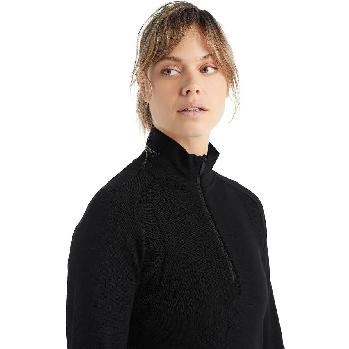 icebreaker Merino Women's ZoneKnit Merino Long-Sleeve Half-Zip Top