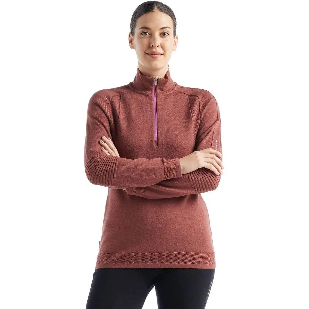 icebreaker Merino Women's ZoneKnit Merino Long-Sleeve Half-Zip Top