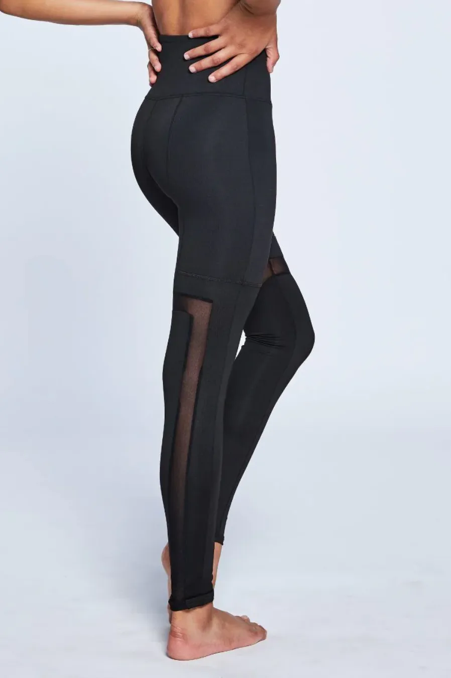 Jo   Jax |  Angles Leggings | Black   Mesh