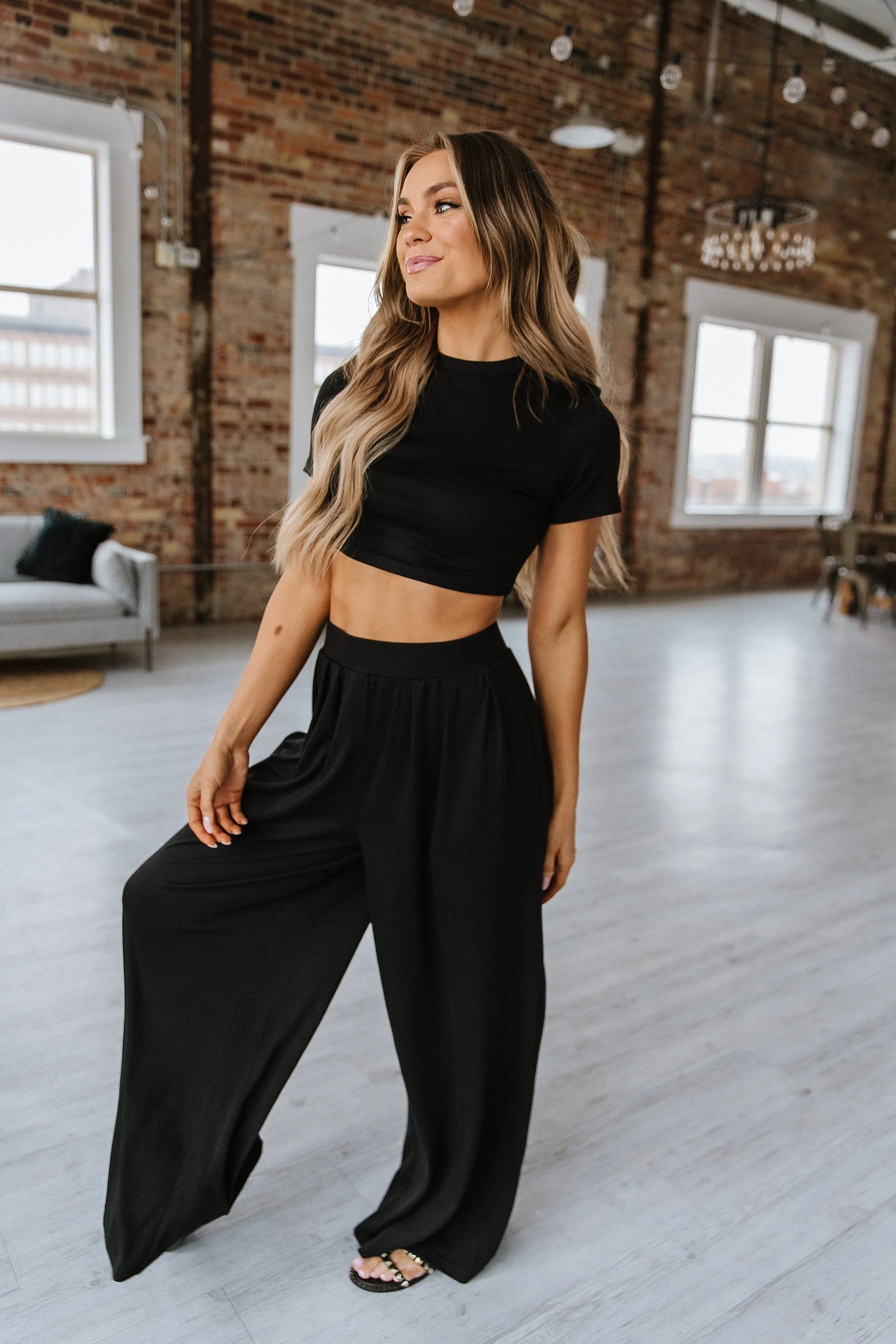 Levi Crop Top & Wide Leg Pants Set | S-XL | PRE ORDER