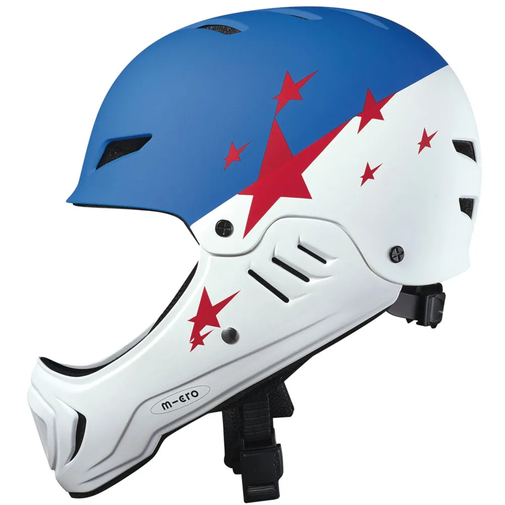 Micro Helmet Racing- White/Blue