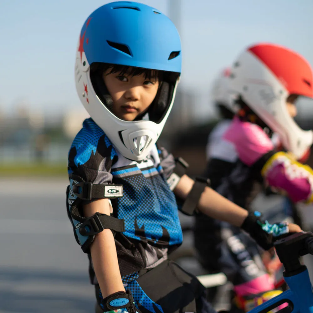 Micro Helmet Racing- White/Blue