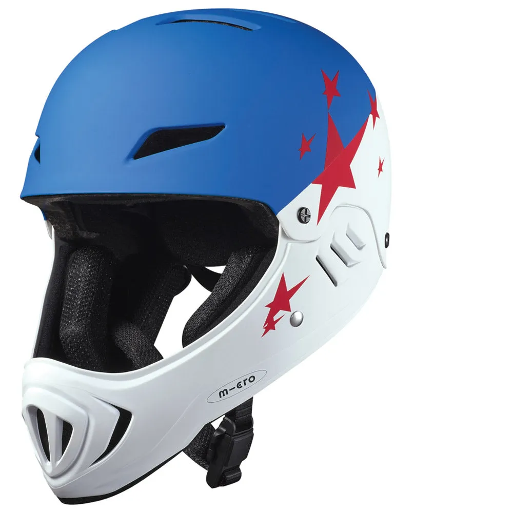 Micro Helmet Racing- White/Blue