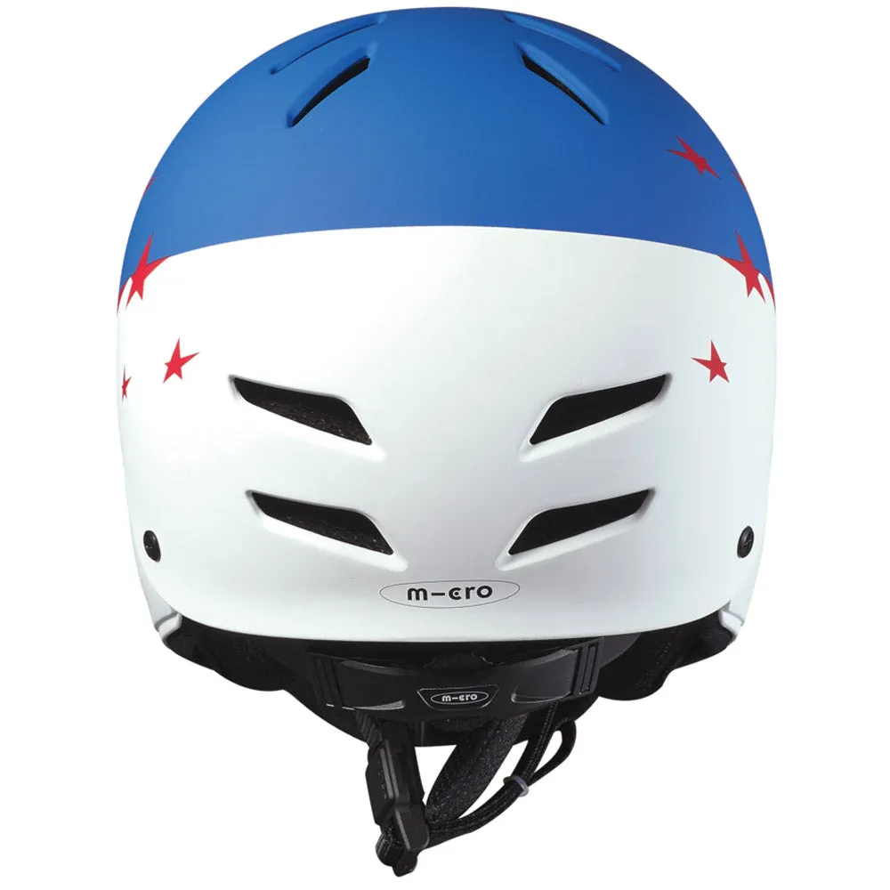 Micro Helmet Racing- White/Blue