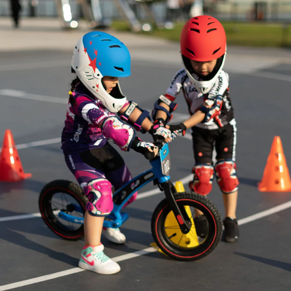 Micro Helmet Racing- White/Blue