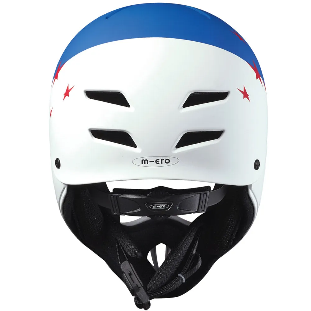 Micro Helmet Racing- White/Blue