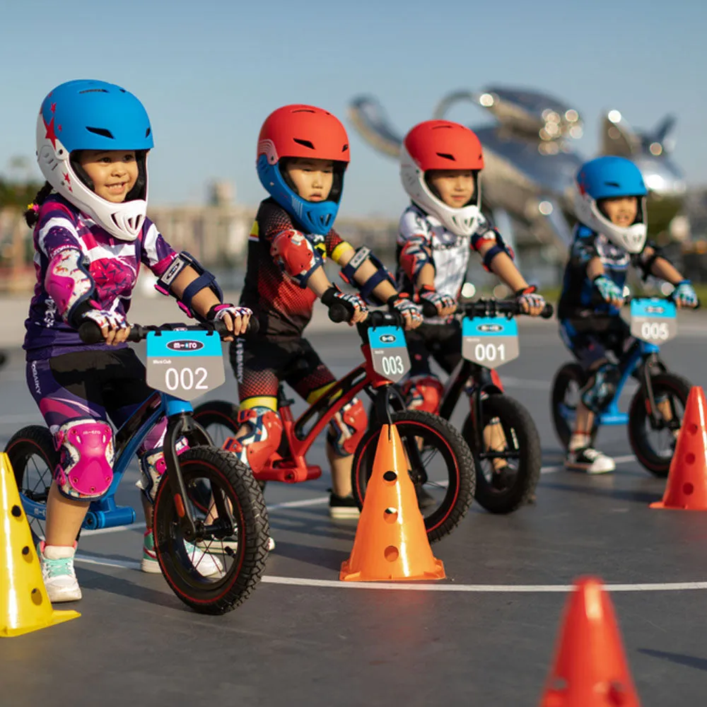 Micro Helmet Racing- White/Blue