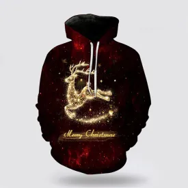 Multi Reindeer Christmas All Over Print 3D Hoodie For Men And Women, Christmas Gift, Warm Winter Clothes, Best Outfit Christmas