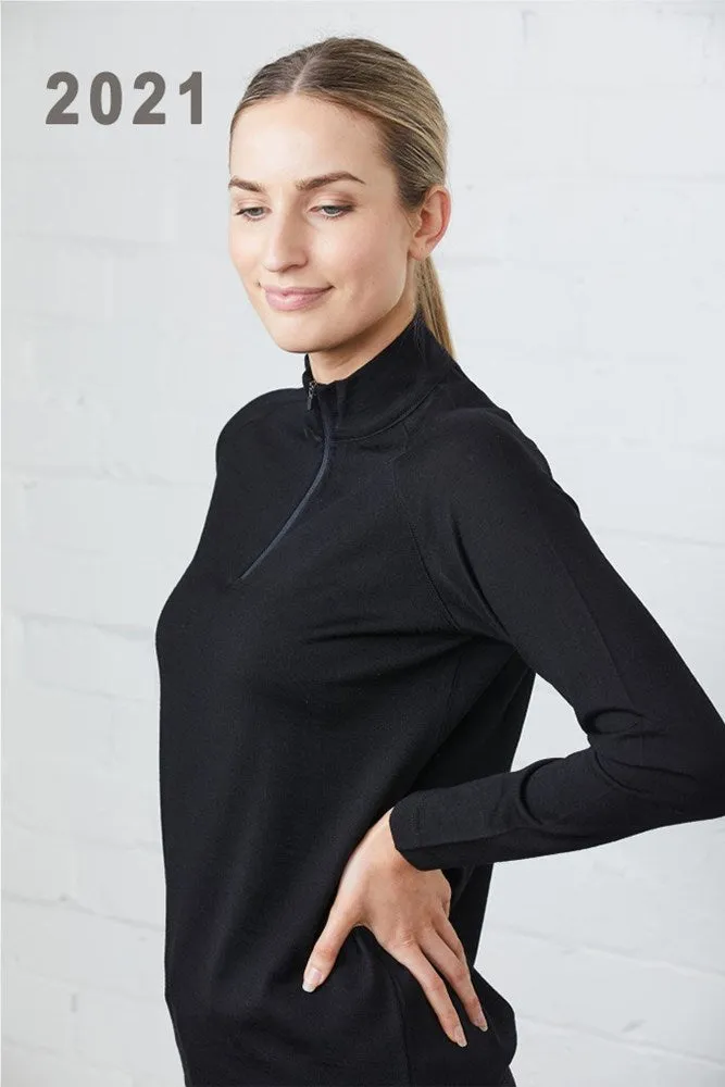 MW03W CF Zip Women Merino Sweater