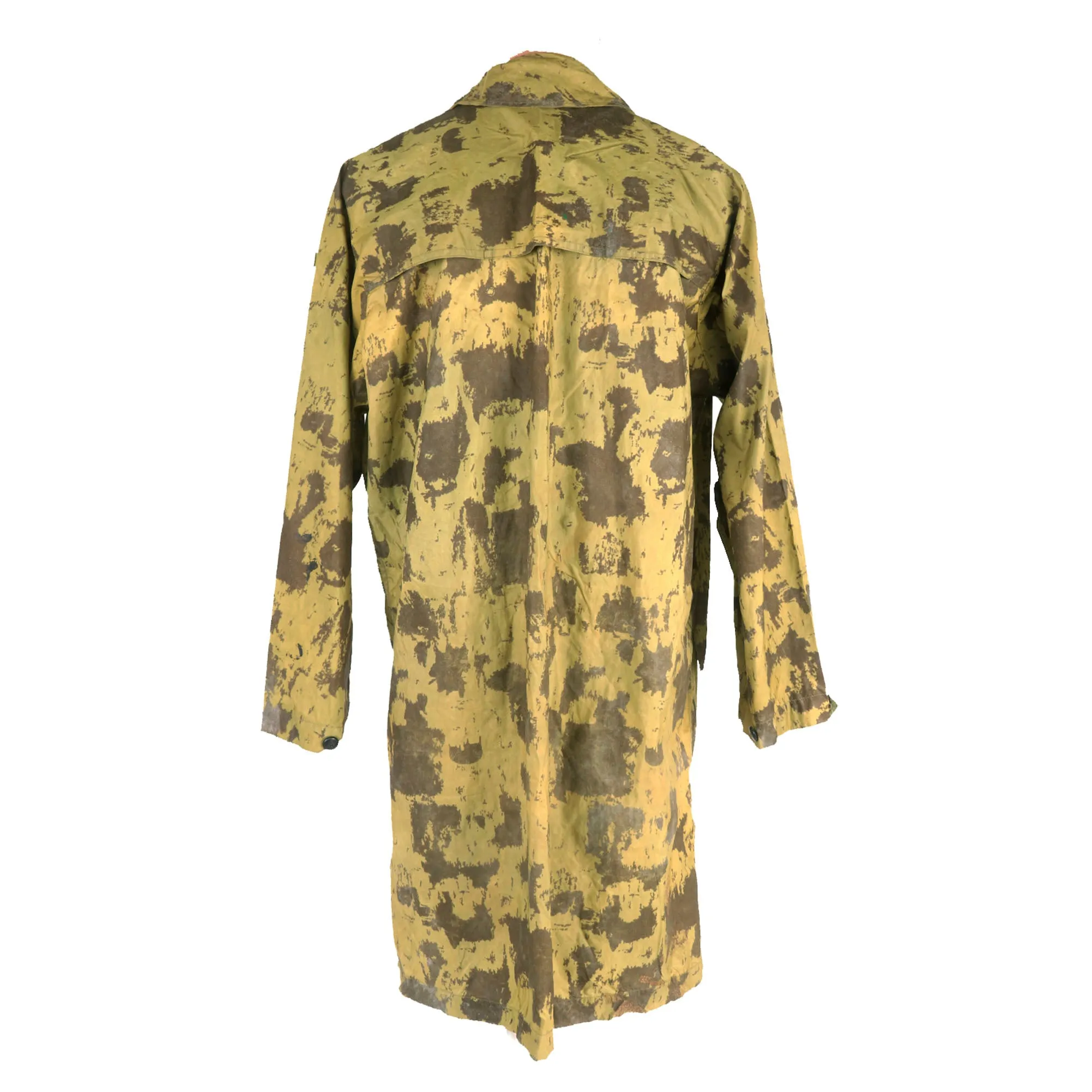 Original Australian Vietnam War Era 1966 Dated Lightweight Tropical Smock “Self-Stowing” Rain Poncho- Favored By American Forces