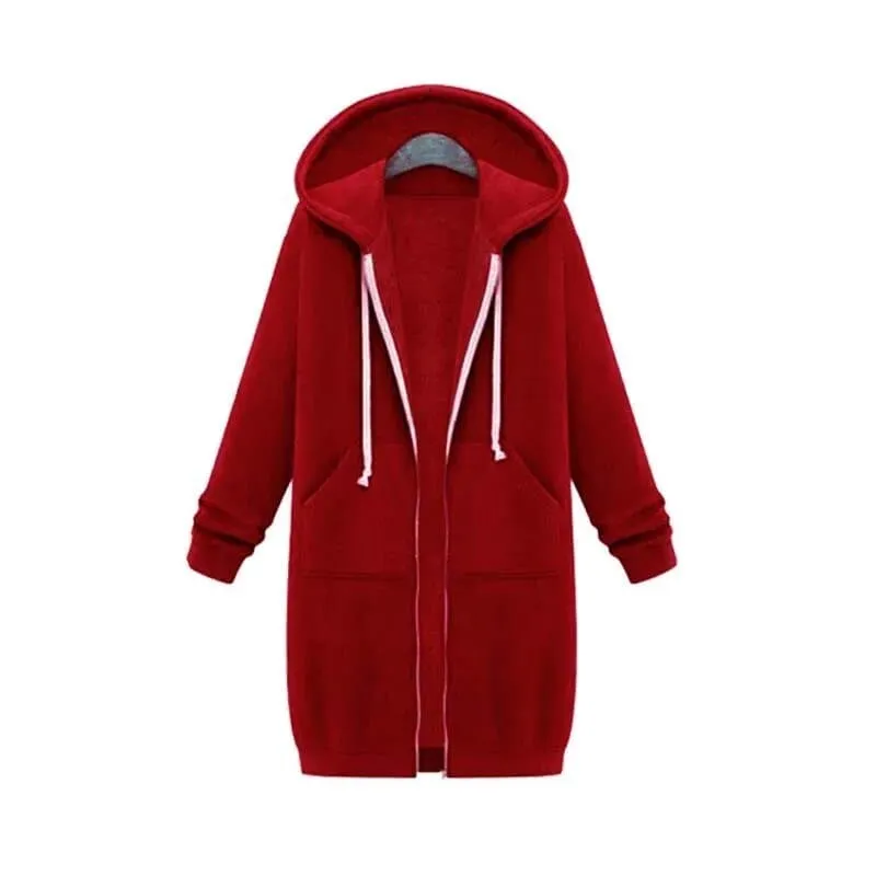 Oversized Hooded Sweatshirt for Women: Warm & Cozy Autumn/Winter Style