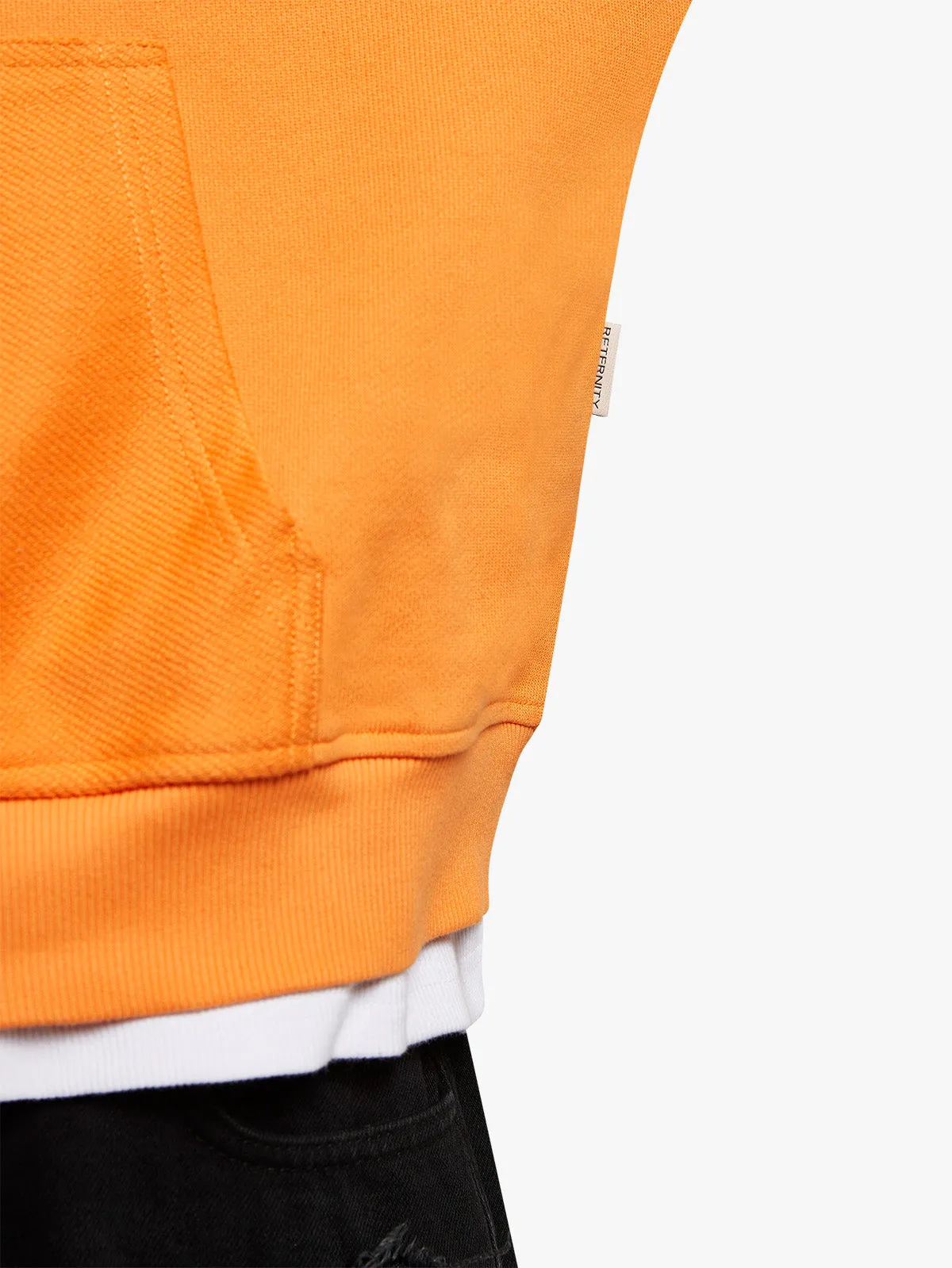 RAGLAN ZIP HOODIE RETERNITY TM - ORANGE