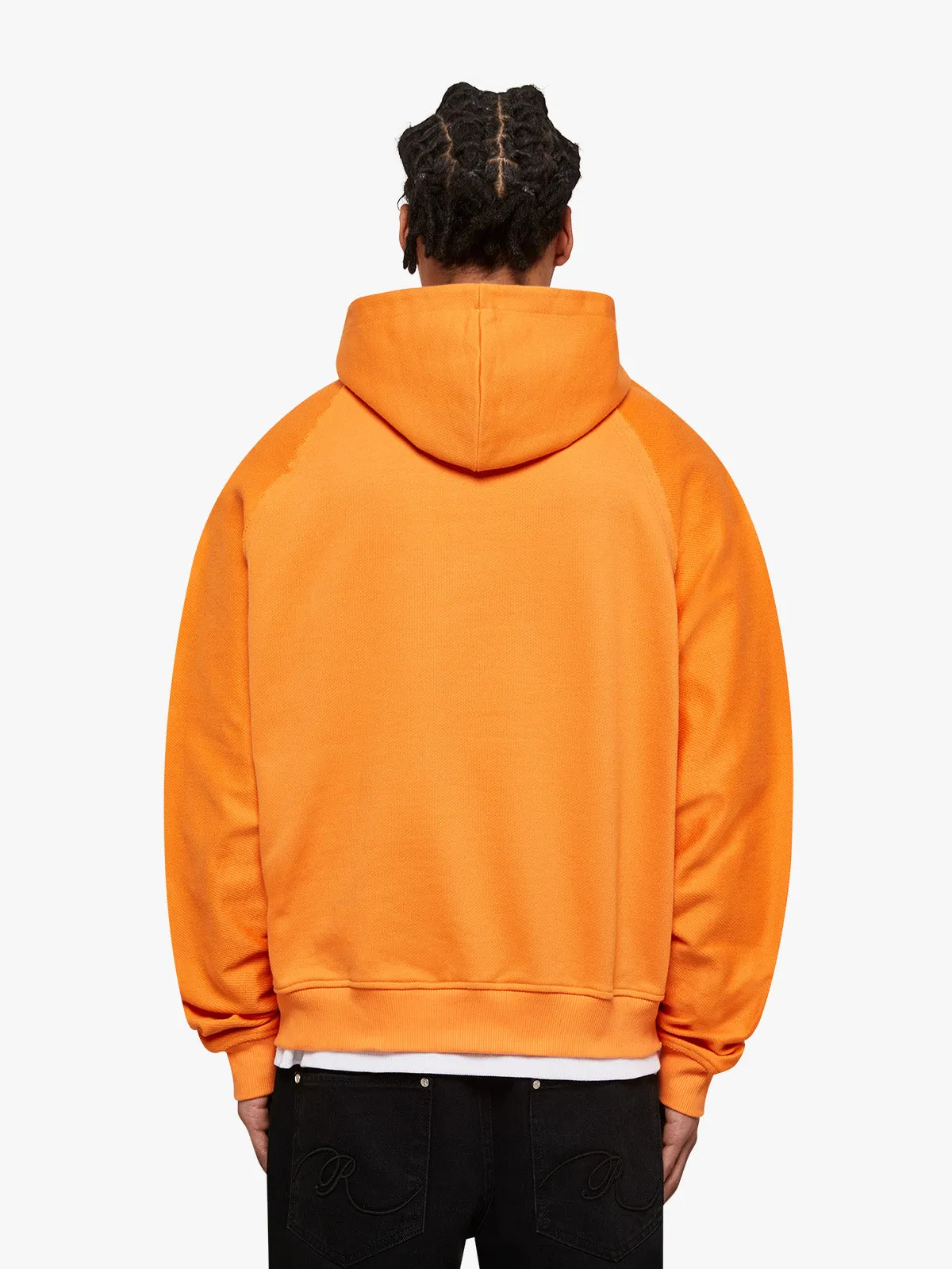 RAGLAN ZIP HOODIE RETERNITY TM - ORANGE