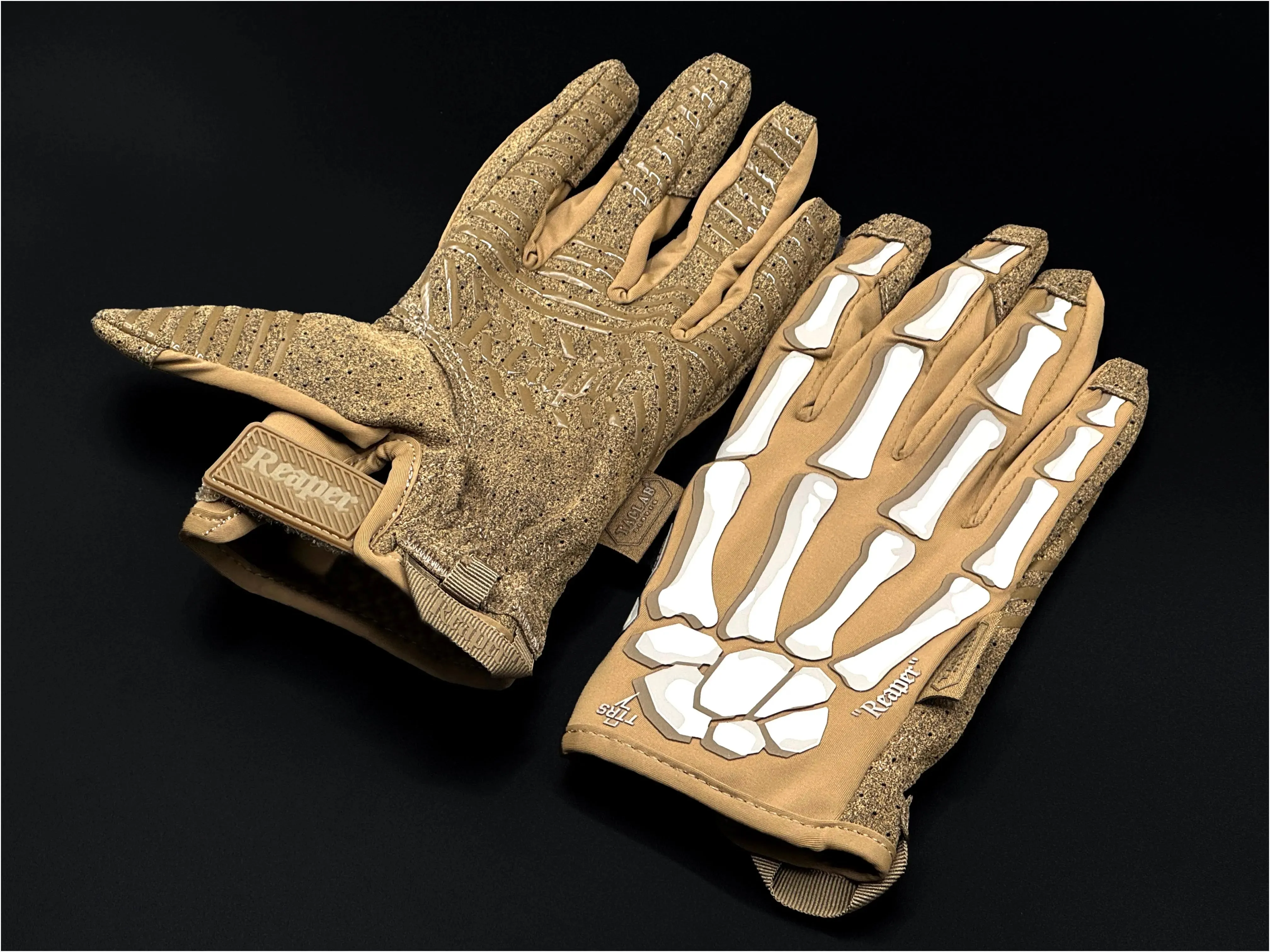 REAPER Coyote Marine Tactical Skeleton Shooting Gloves