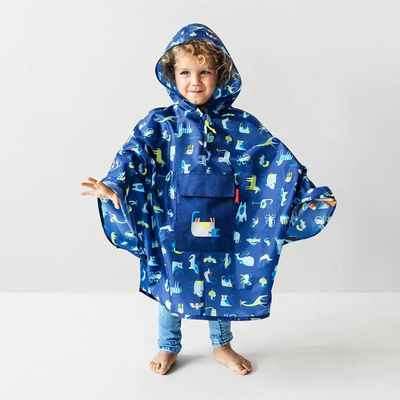 Reisenthel Mini Maxi Poncho M Kids ABC Friends Blue