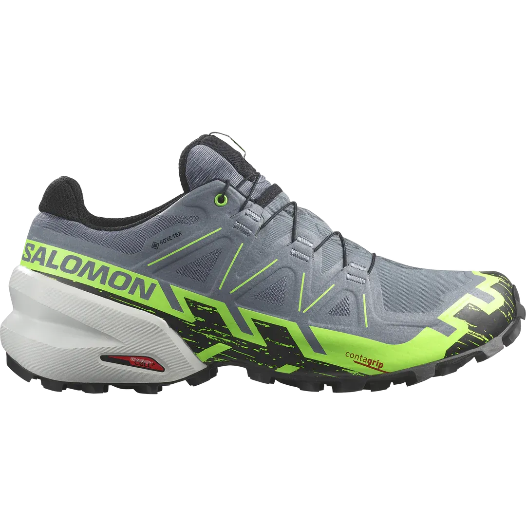 Salomon Mens Speedcross 6 GTX Trail Running Shoes D Grey