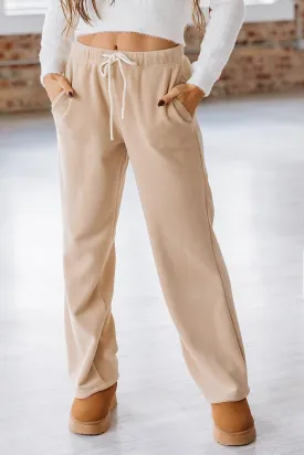 Sheila Wide Leg Fleece Pants