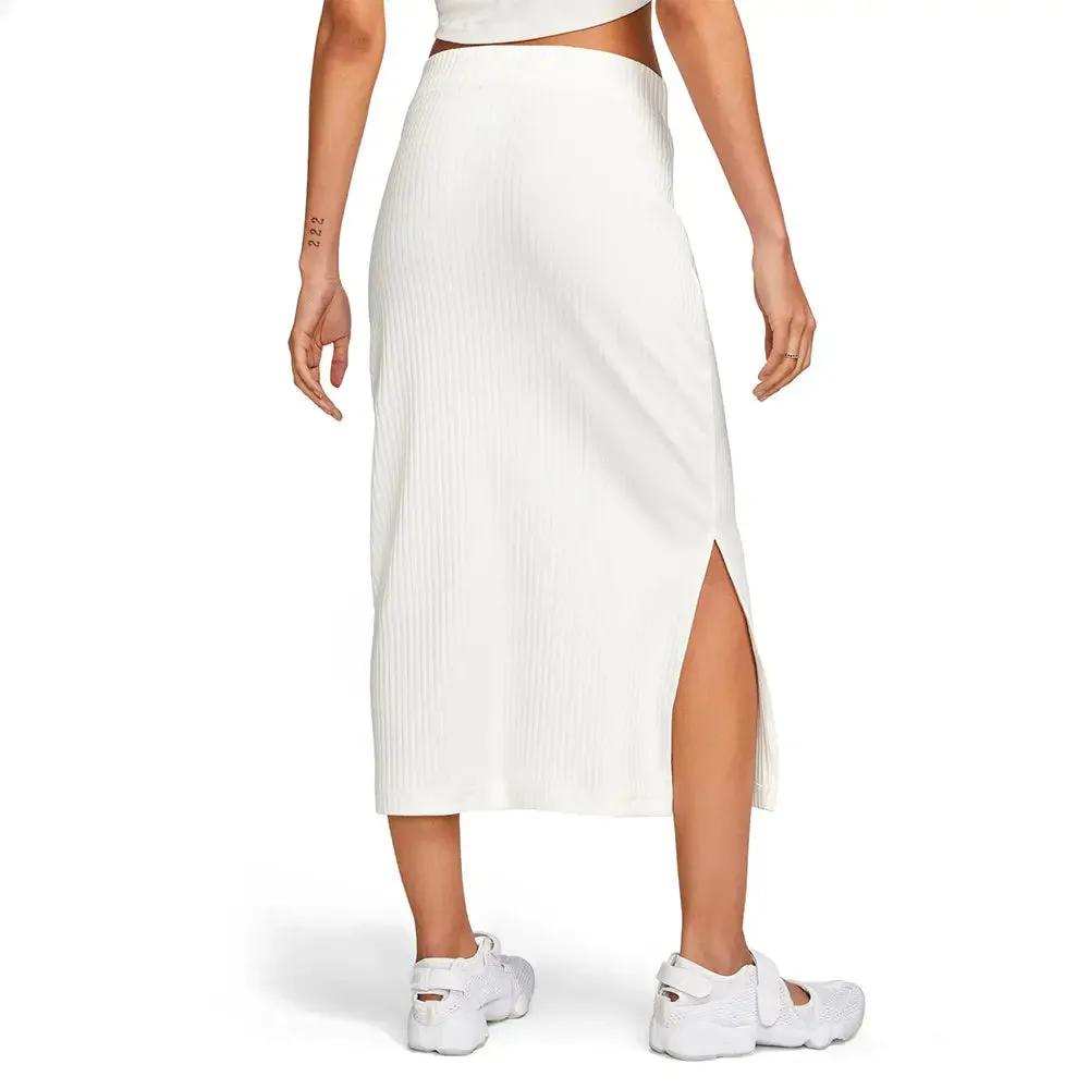 Sportswear High-Waisted Ribbed Jersey Skirt