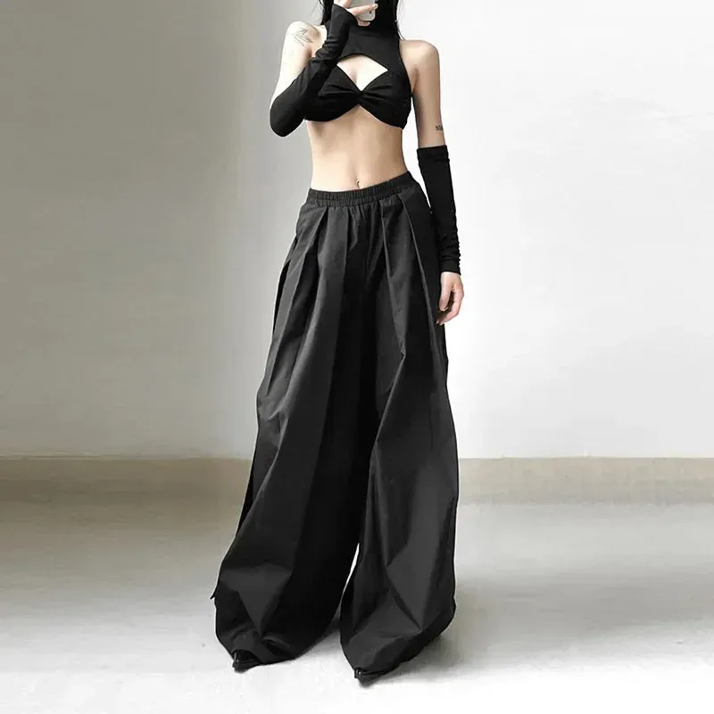 Vintage Techwear Emo Women Baggy Alt Gothic Pants