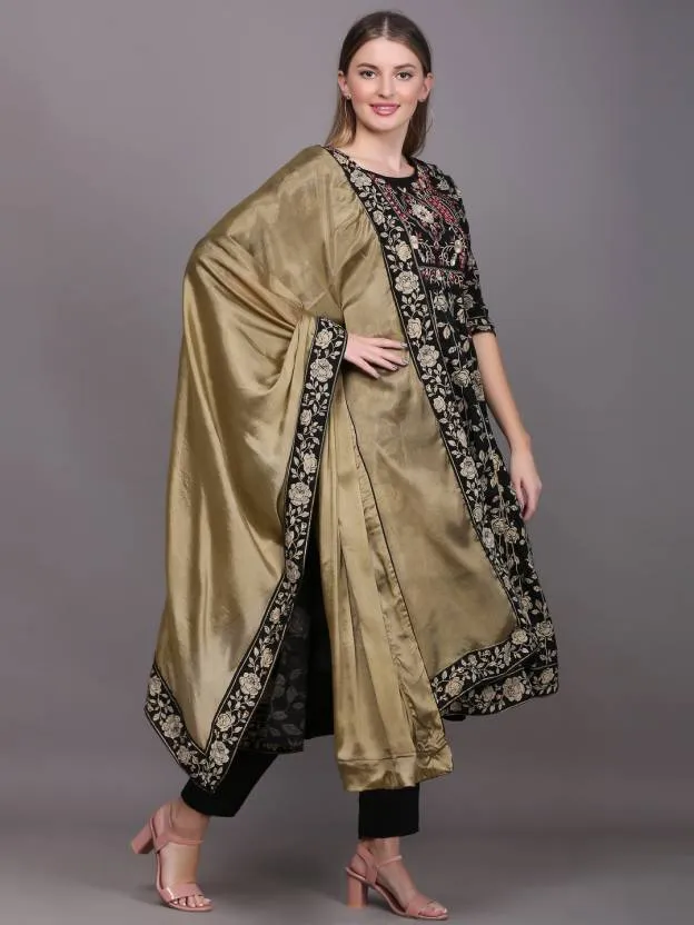 Women Kurta And Palazzo Set Cotton Rayon