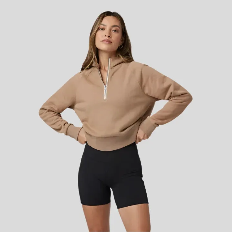 Womens Restore Half Zip Hoodie - Goldenrod